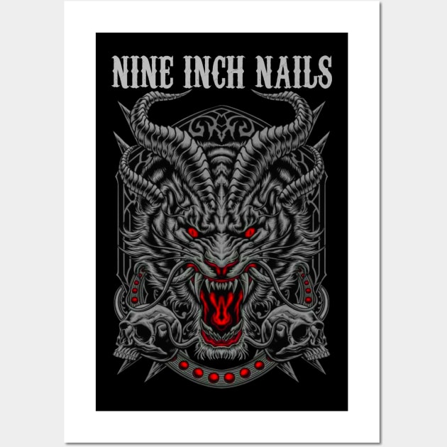 NINE INCH NAILS BAND DESIGN Wall Art by Rons Frogss